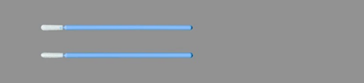 Small Blue Foam Tipped Swabs