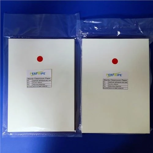 Papel de sala limpia de blanco estéril